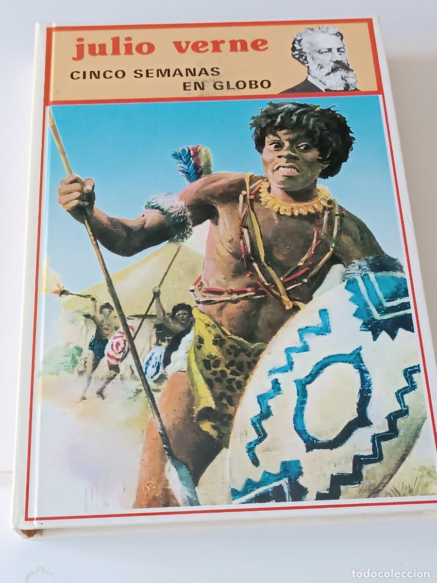 Libros de segunda mano: CINCO SEMANAS EN GLOBO JULIO VERNE - Foto 1