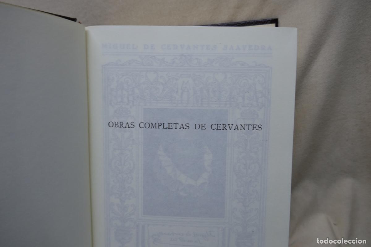 Libros de segunda mano: OBRAS COMPLETAS - CERVANTES - AGUILAR - TOMO I - Foto 7