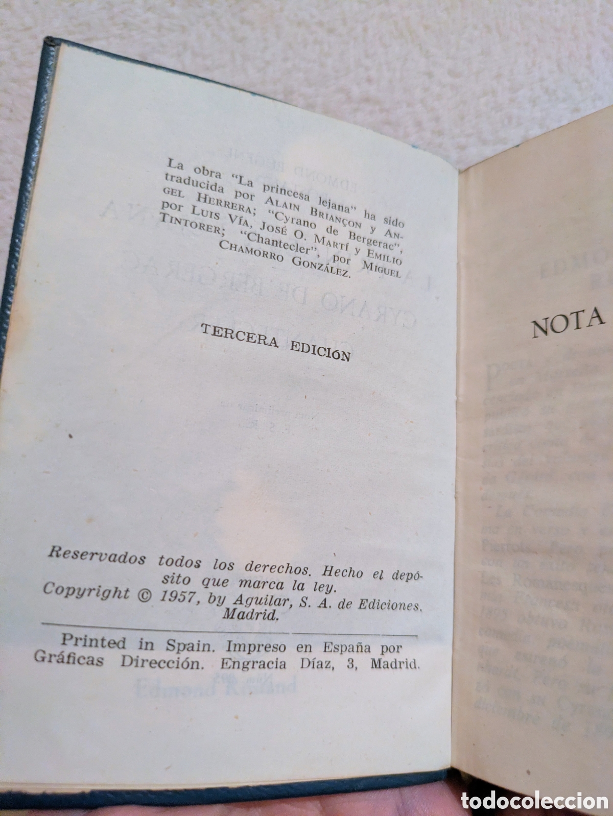 Libros de segunda mano: Aguilar Crisol. Edmond Eugene Rostand. 1957 - Foto 5