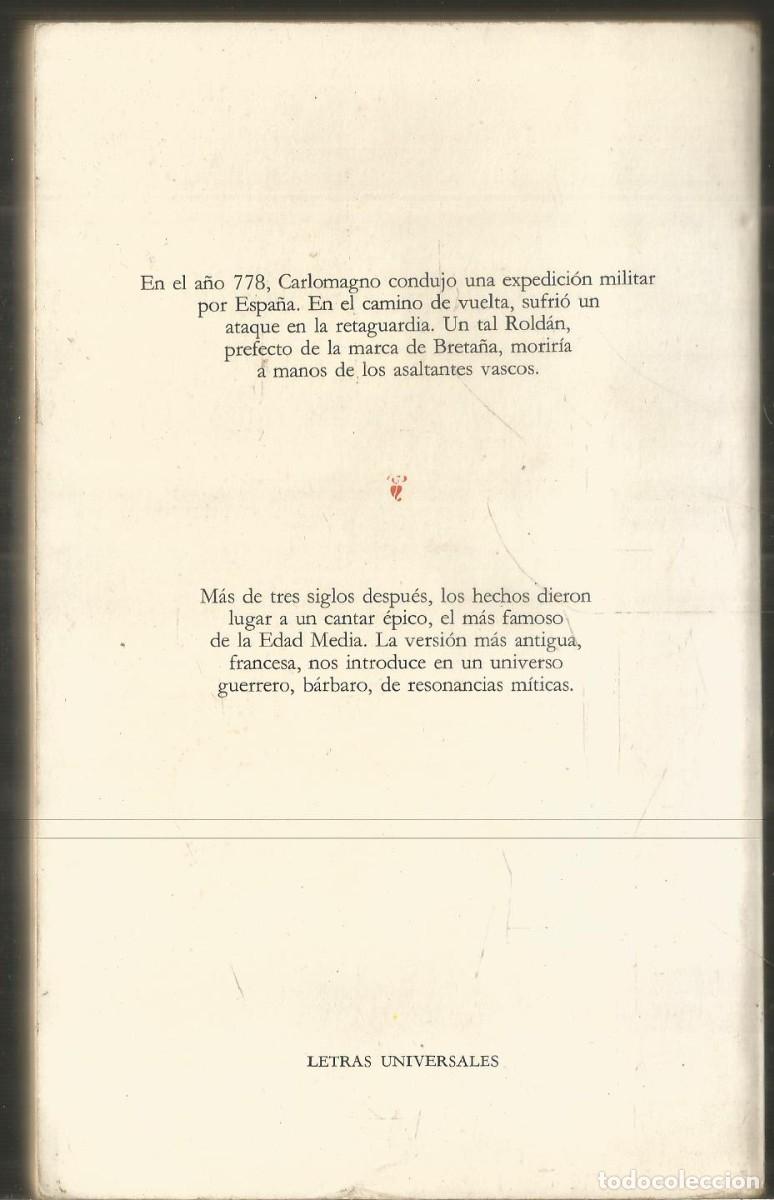 Libros de segunda mano: CANTAR DE ROLDAN. CATEDRA - Foto 2