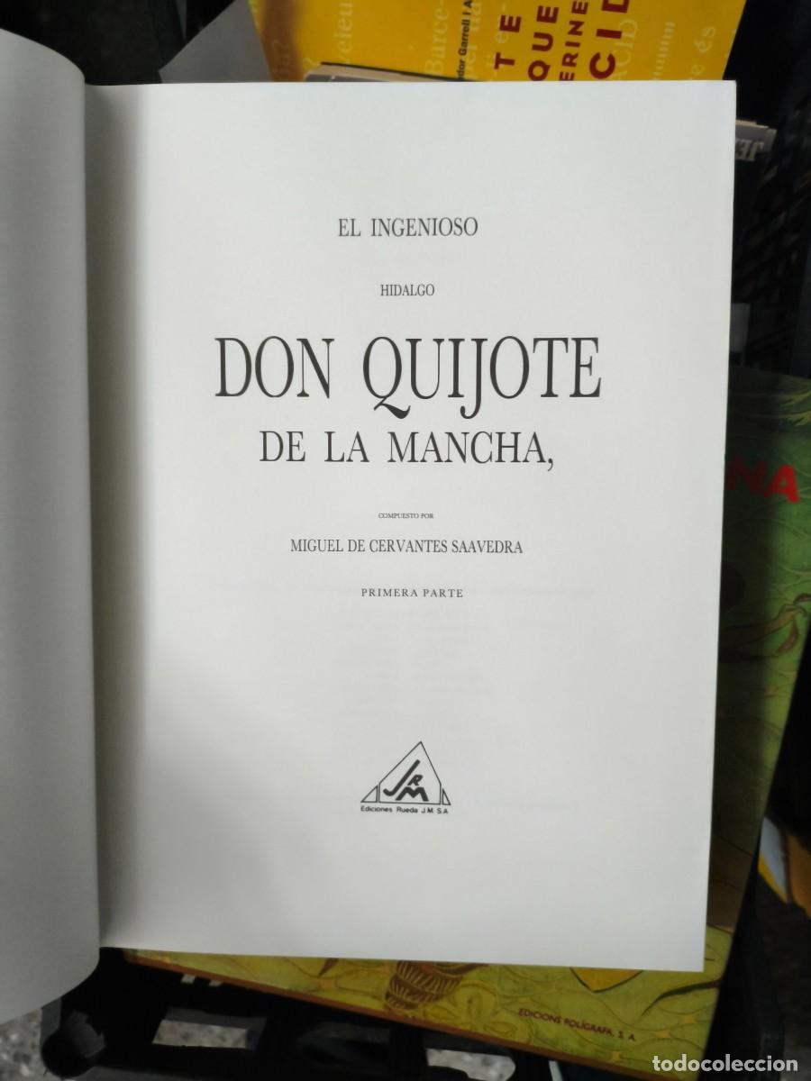 Libros de segunda mano: DON QUIJOTE DE LA MANCHA. DOS TOMOS. EDICIONES RUEDA. - Foto 9