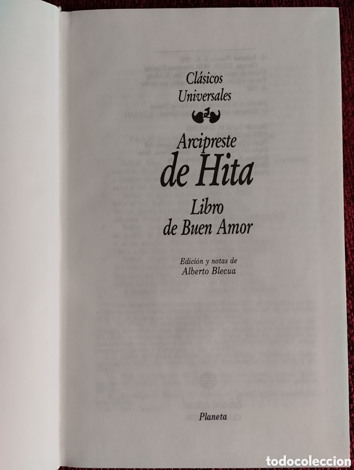 Libros de segunda mano: &rdquo;Libro de Buen Amor&rdquo;. Arcipreste de Hita. - Foto 3