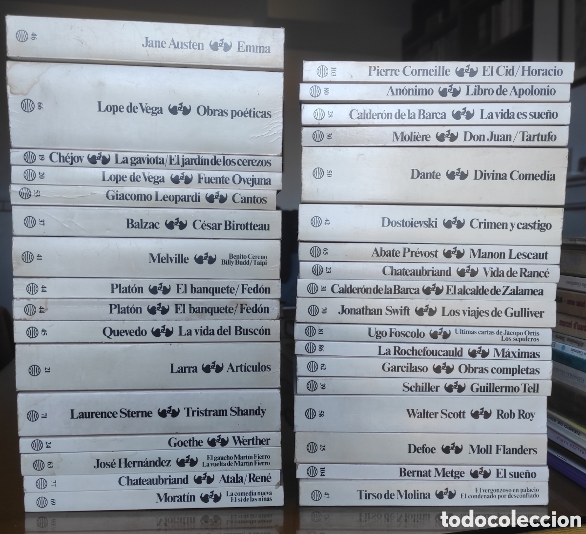 Libros de segunda mano: Lote de 33 libros Cl&aacute;sicos universales Planeta - Foto 1