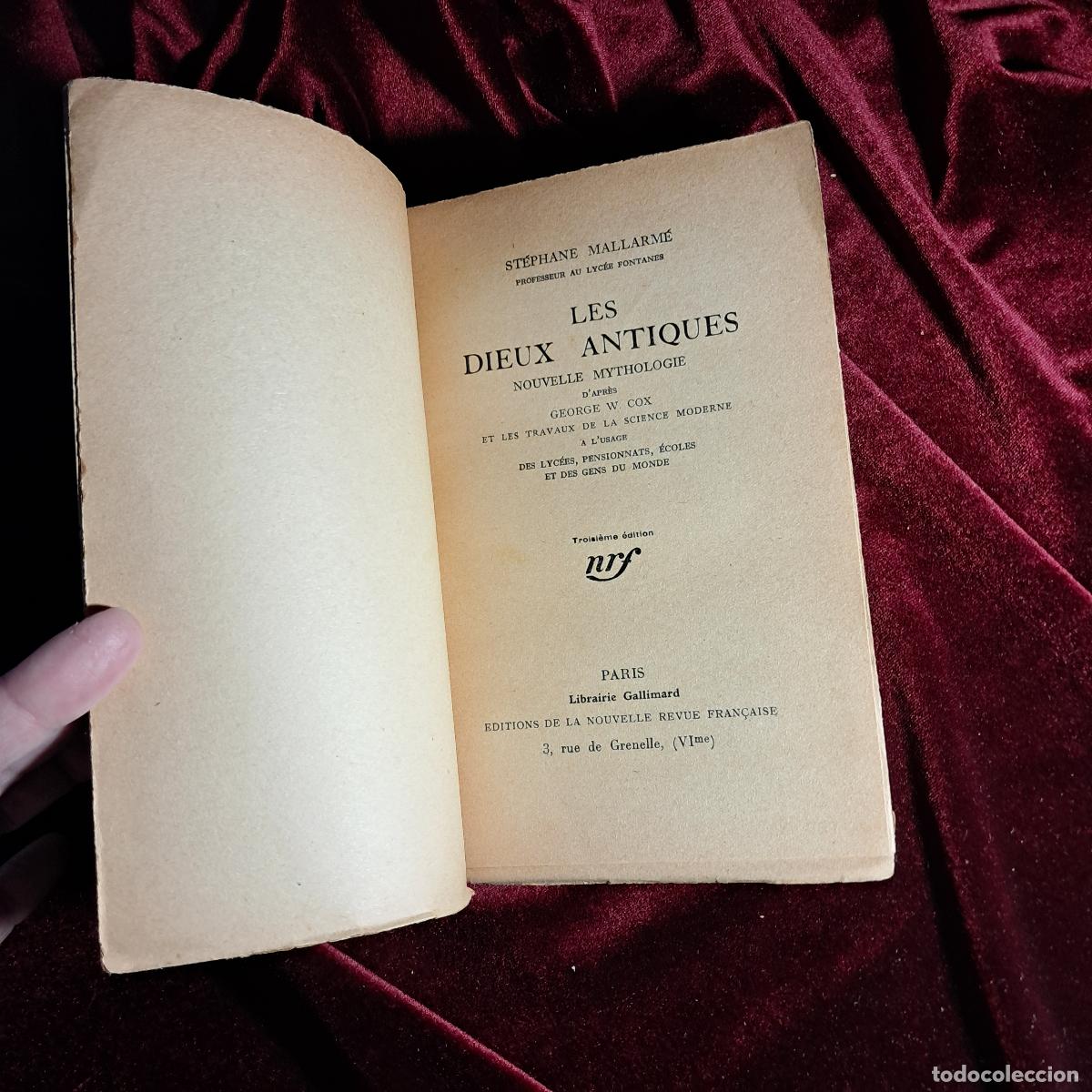 Libros de segunda mano: LES DIEUX ANTIQUES. St&eacute;phane Mallarm&eacute;. Gallimard 1925 - Foto 4