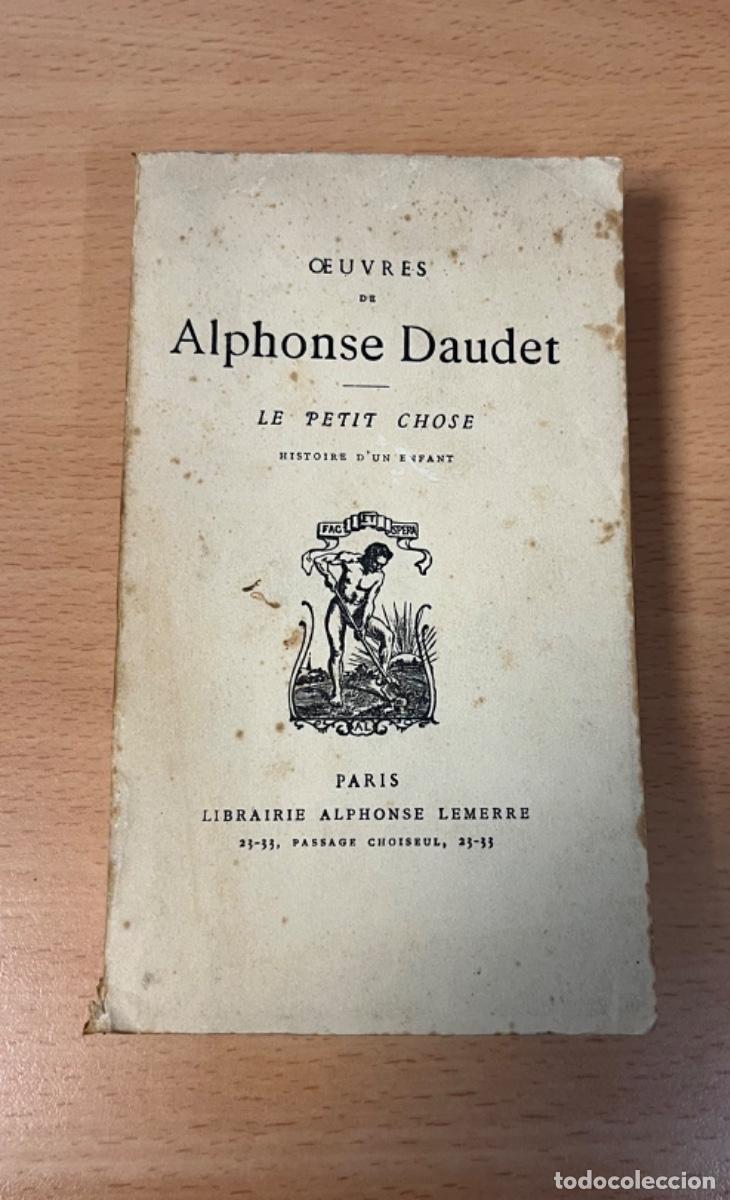 Libros de segunda mano: Daudet, Alphonse.- Le Petit chose - Foto 1