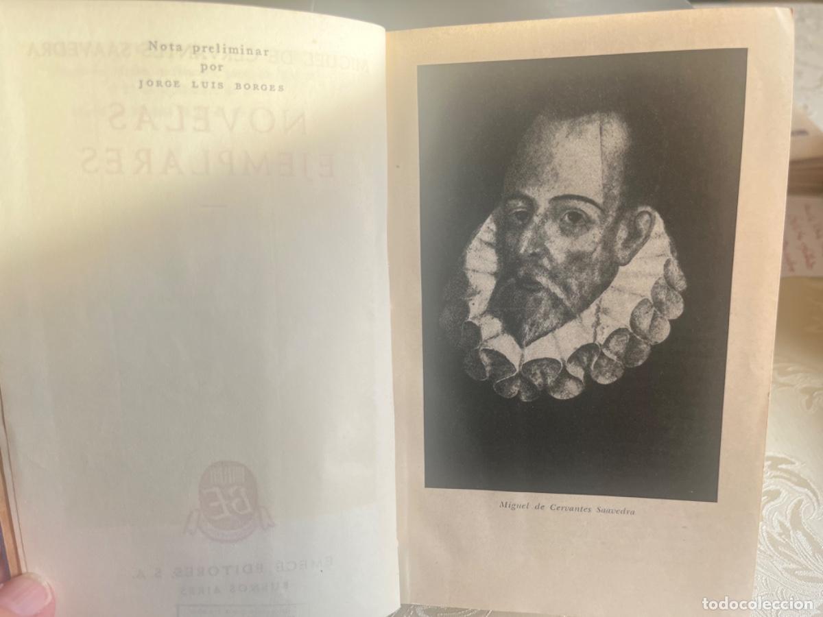 Libros de segunda mano: Cervantes, Miguel de. - Novelas ejemplares ( pr&oacute;logo de Jorge Luis Borges) - Foto 2