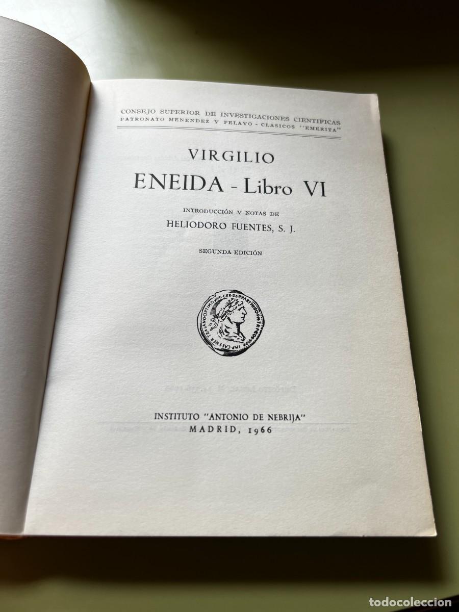 Libros de segunda mano: VIRGILIO - ENEIDA - LIBRO VI - MADRID 1966 - Foto 2