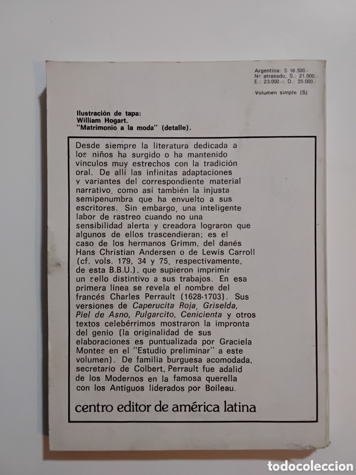 Libros de segunda mano: Cuentos completos &mdash; Charles Perrault (Biblioteca B&aacute;sica Universal, 1982) - Foto 2