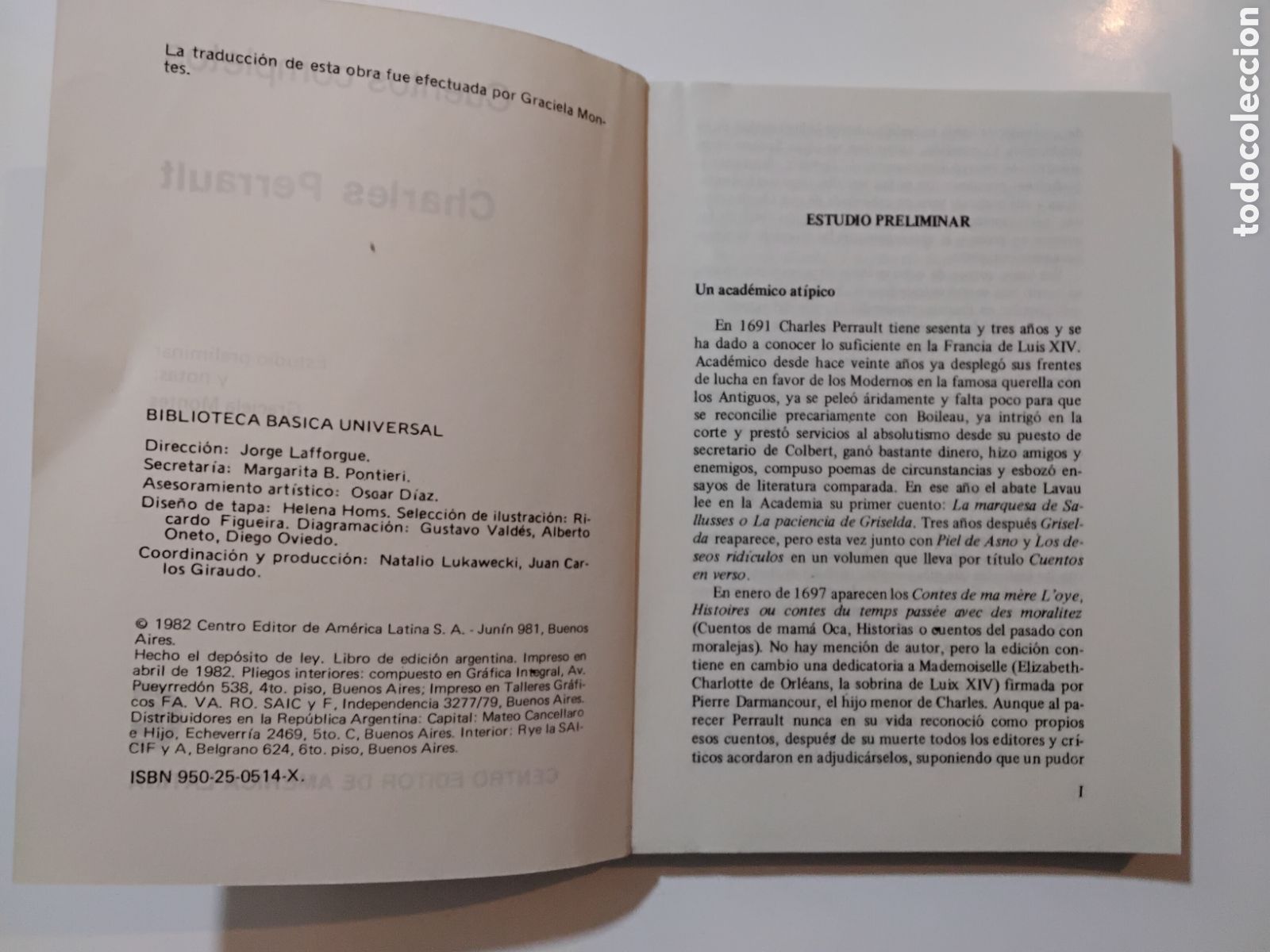Libros de segunda mano: Cuentos completos &mdash; Charles Perrault (Biblioteca B&aacute;sica Universal, 1982) - Foto 4