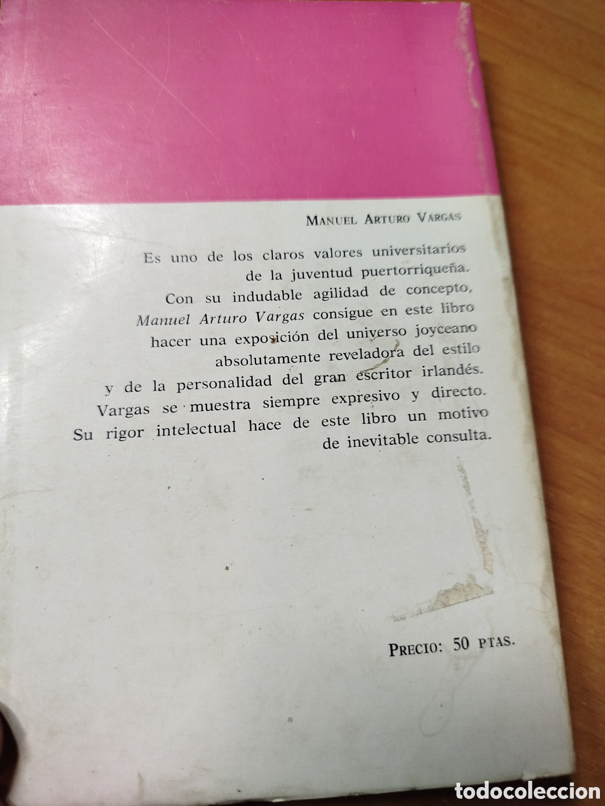 Libros de segunda mano: James Joyce. Manuel Arturo Vargas. - Foto 2