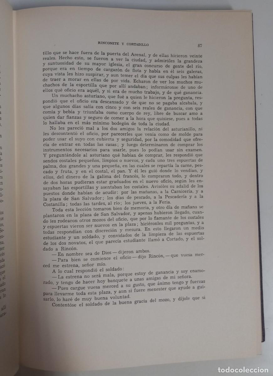 Libros de segunda mano: Novelas ejemplares, de M. de Cervantes Saavedra - Foto 3