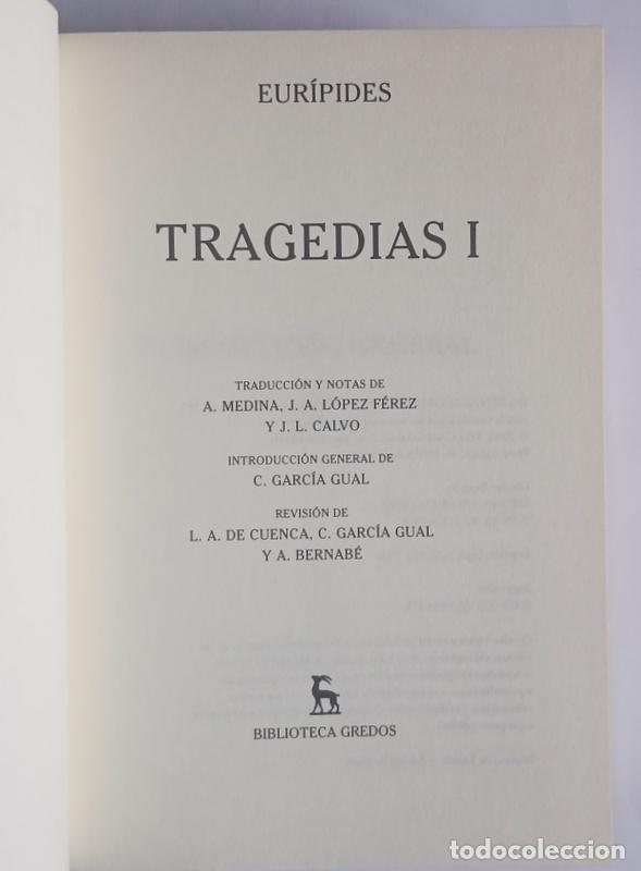 Libros de segunda mano: TRAGEDIAS I - EURIPIDES - EDITORIAL GREDOS. 2006 - Foto 3