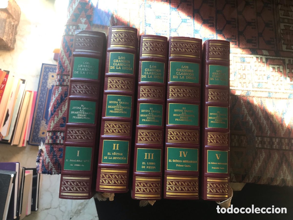 Libros de segunda mano: Los grandes cl&aacute;sicos de la India. Cinco tomos. I, II, III , IV y V