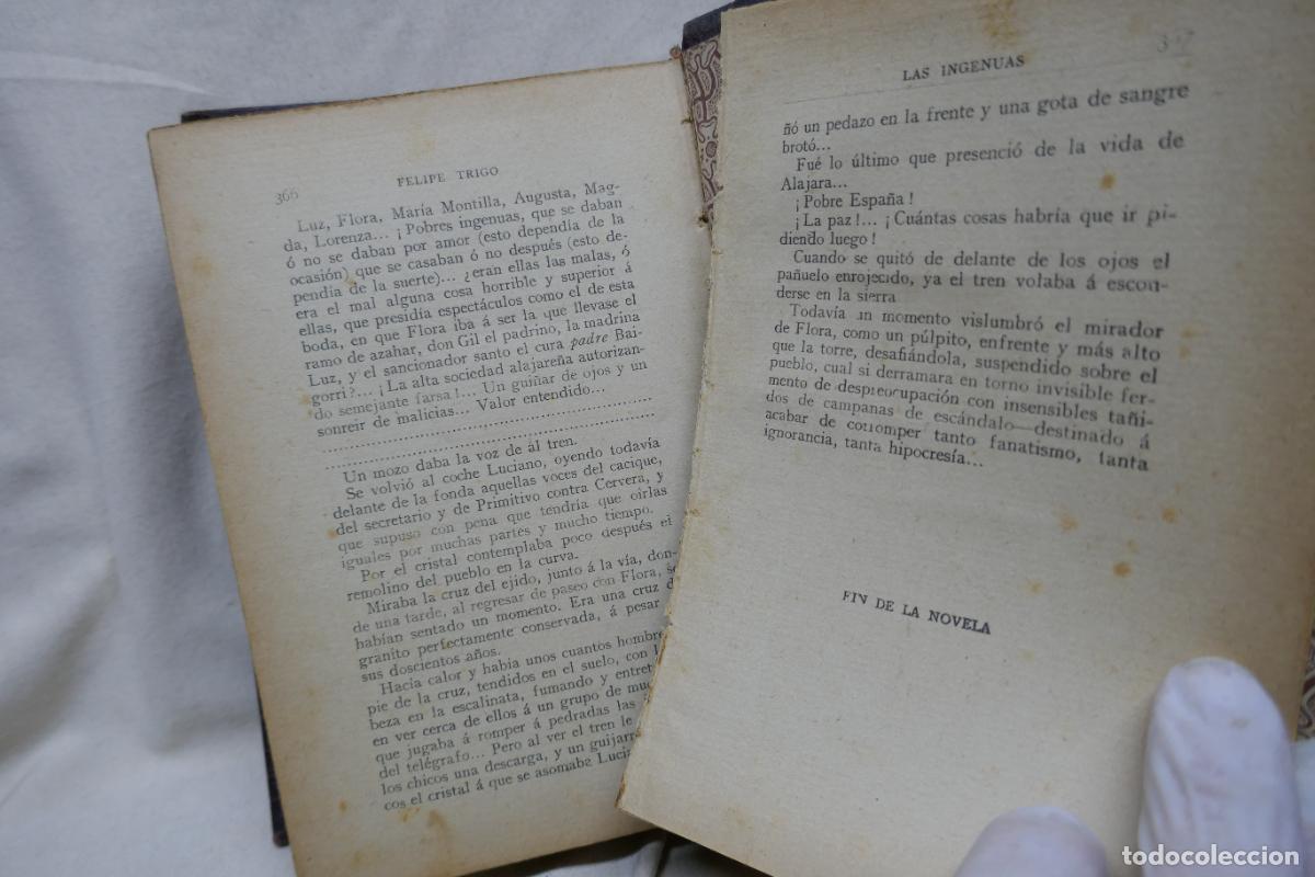 Libros de segunda mano: Las ingenuas - 2&ordf; parte.- Trigo, Felipe - Foto 15