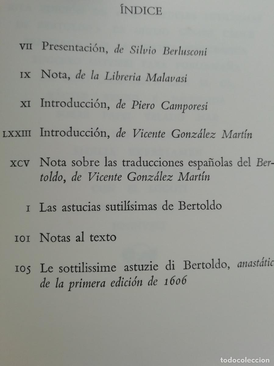 Libros de segunda mano: Las astucias sutil&iacute;simas de Bertoldo - Giulio Cesare Croce - Foto 4