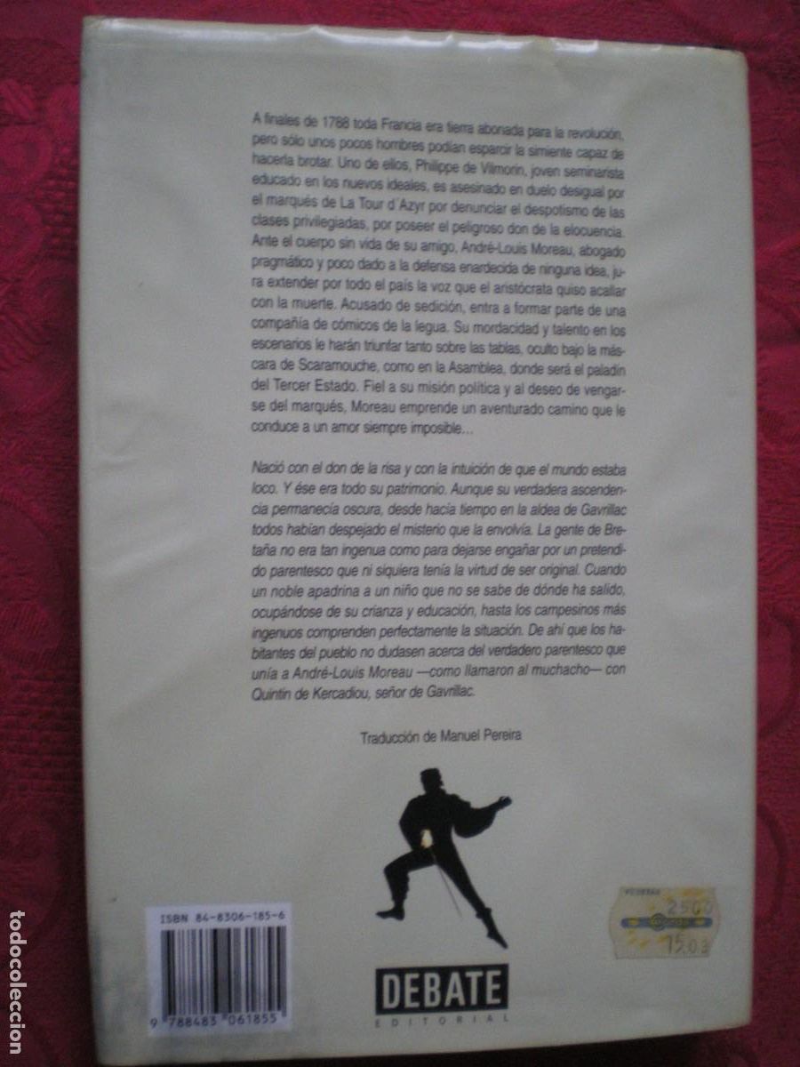 Libros de segunda mano: SCARAMOUCHE. RAFAEL SABATINI. EDITORIAL DEBATE. - Foto 5