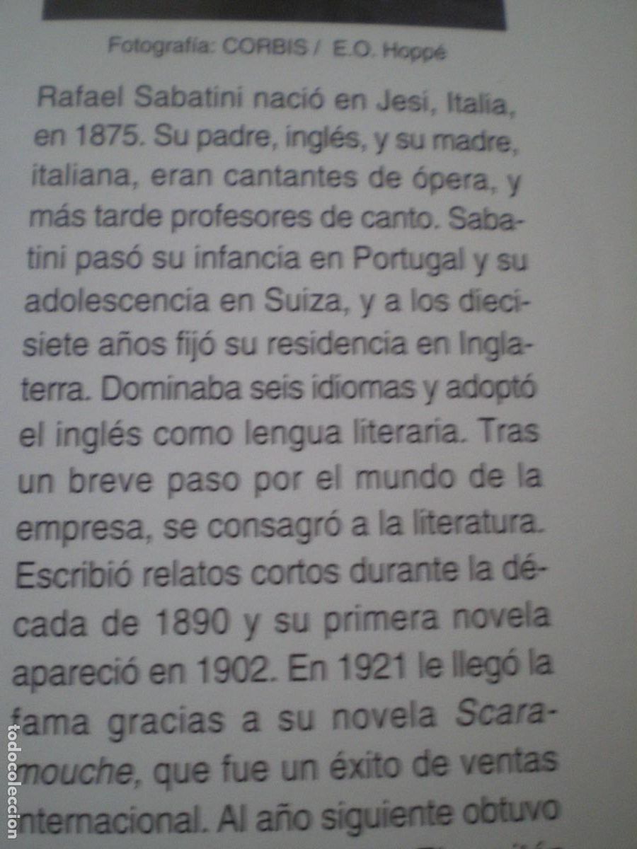 Libros de segunda mano: SCARAMOUCHE. RAFAEL SABATINI. EDITORIAL DEBATE. - Foto 7
