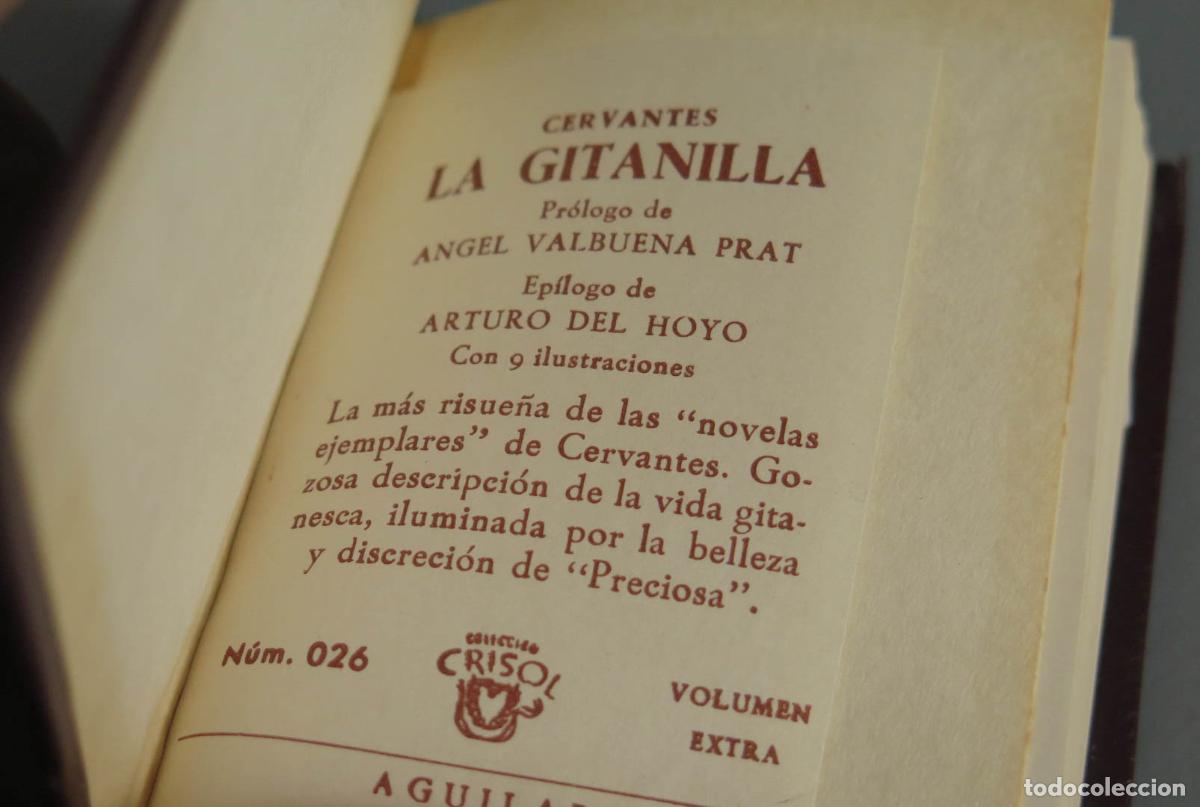 Libros de segunda mano: MIGUEL DE CERVANTES LA GITANILLA 1968. AGUILAR. CRISOLIN - Foto 2