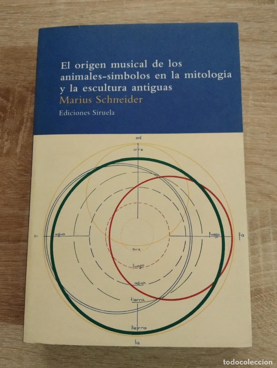 Second hand books: ORIGEN MUSICAL DE LOS ANIMALES-SIMBOLOS EN LA MITOLOGIA Y LA ESCULTURA ANTIGUAS, EL