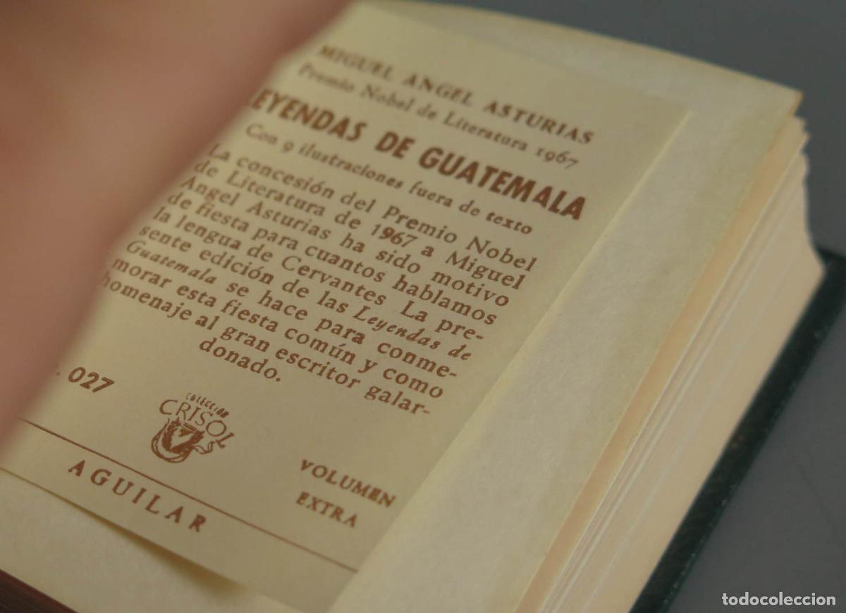 Libros de segunda mano: LEYENDAS GUATEMALA 1968. AGUILAR. CRISOLIN - Foto 2