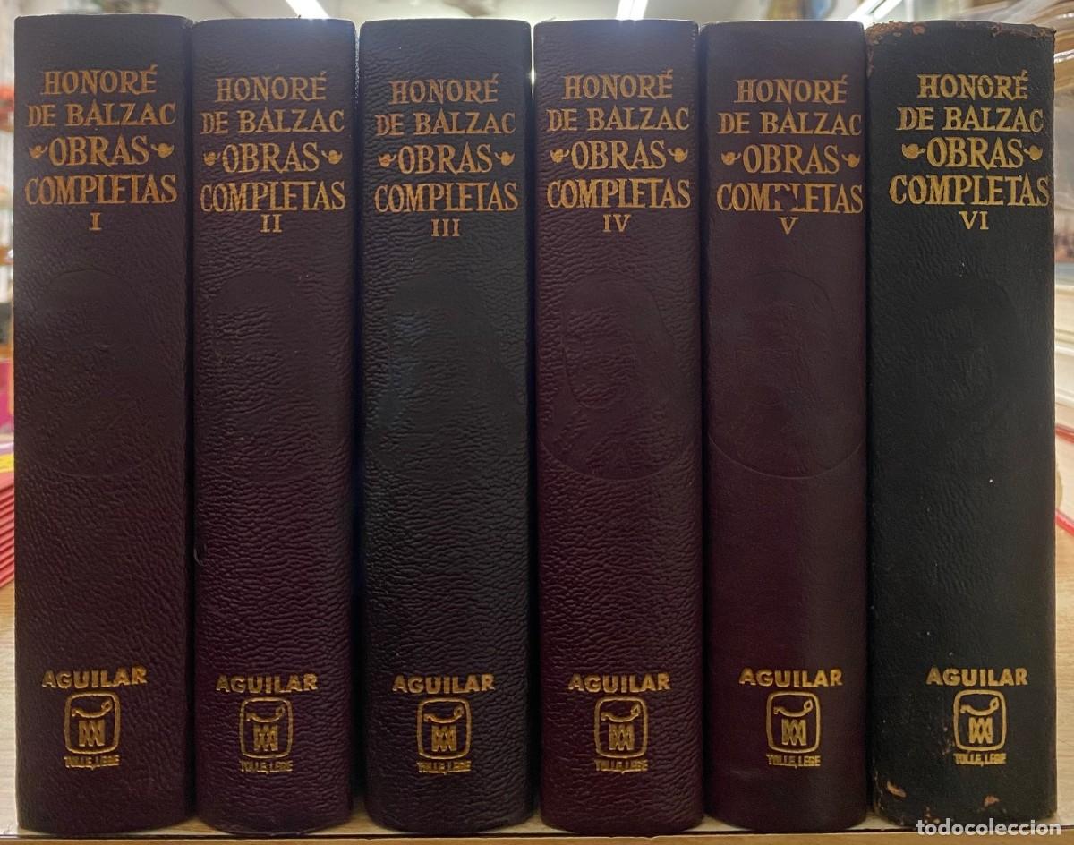 Libros de segunda mano: HONOR&Eacute; DE BALZAC, OBRAS COMPLETAS (6 TOMOS). A-AGUI-1200 - Foto 1