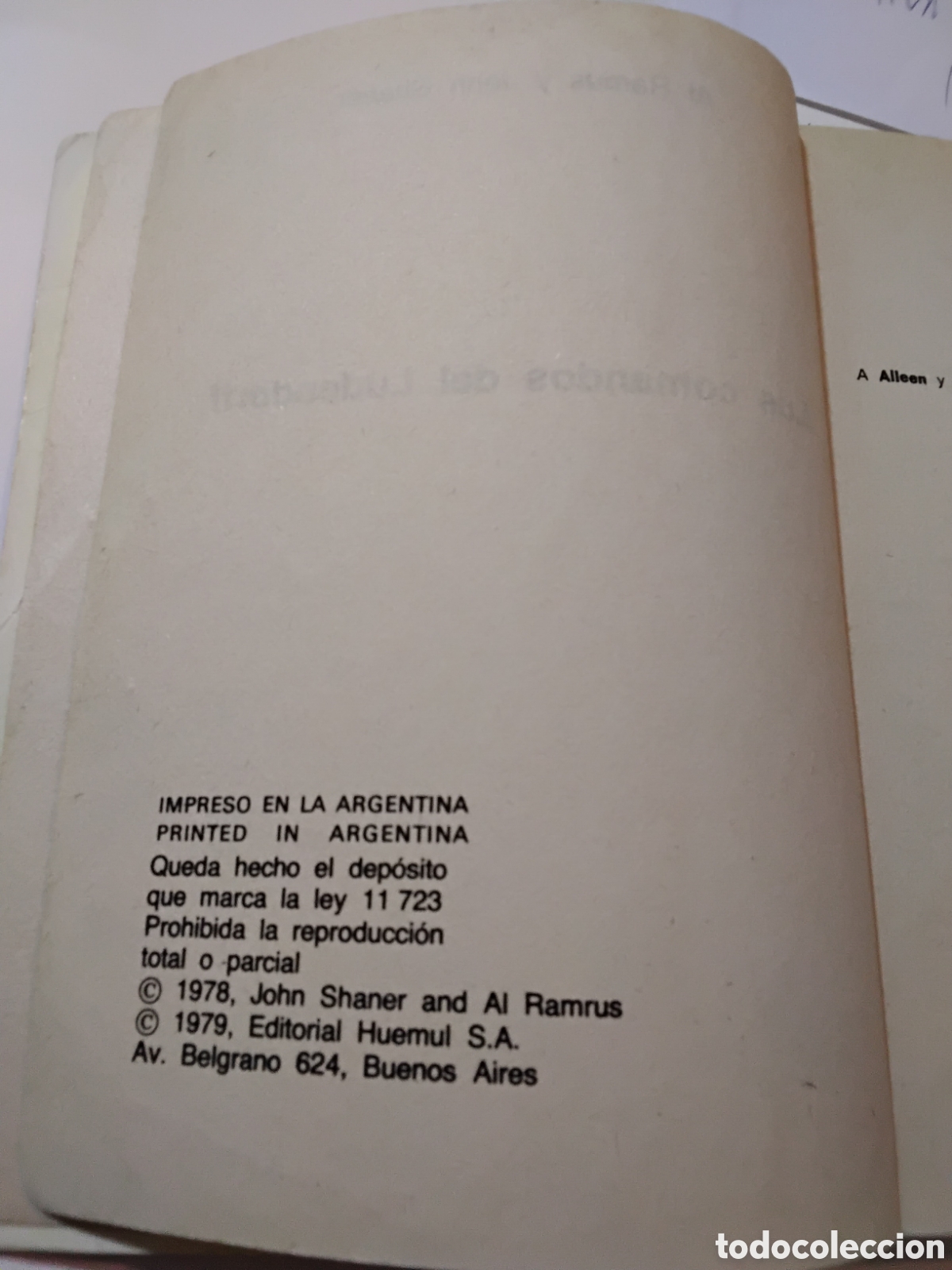 Libros de segunda mano: John Shaner &middot; Al Ramrus &mdash; Los comandos del Ludendorff. Primera Edici&oacute;n en espa&ntilde;ol (1979) - Foto 3