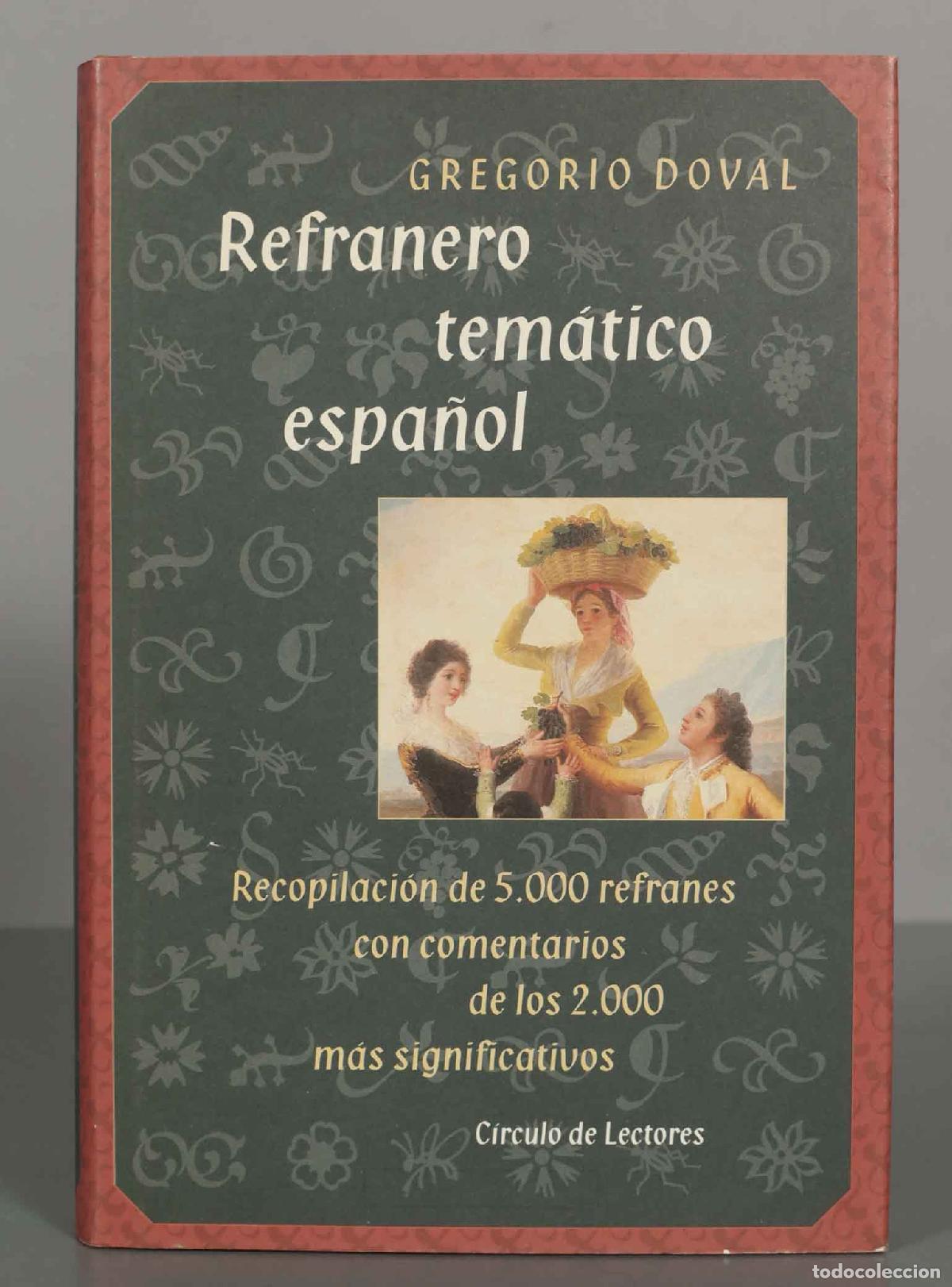 Libros de segunda mano: Refranero tem&aacute;tico espa&ntilde;ol Gregorio Doval - Foto 1