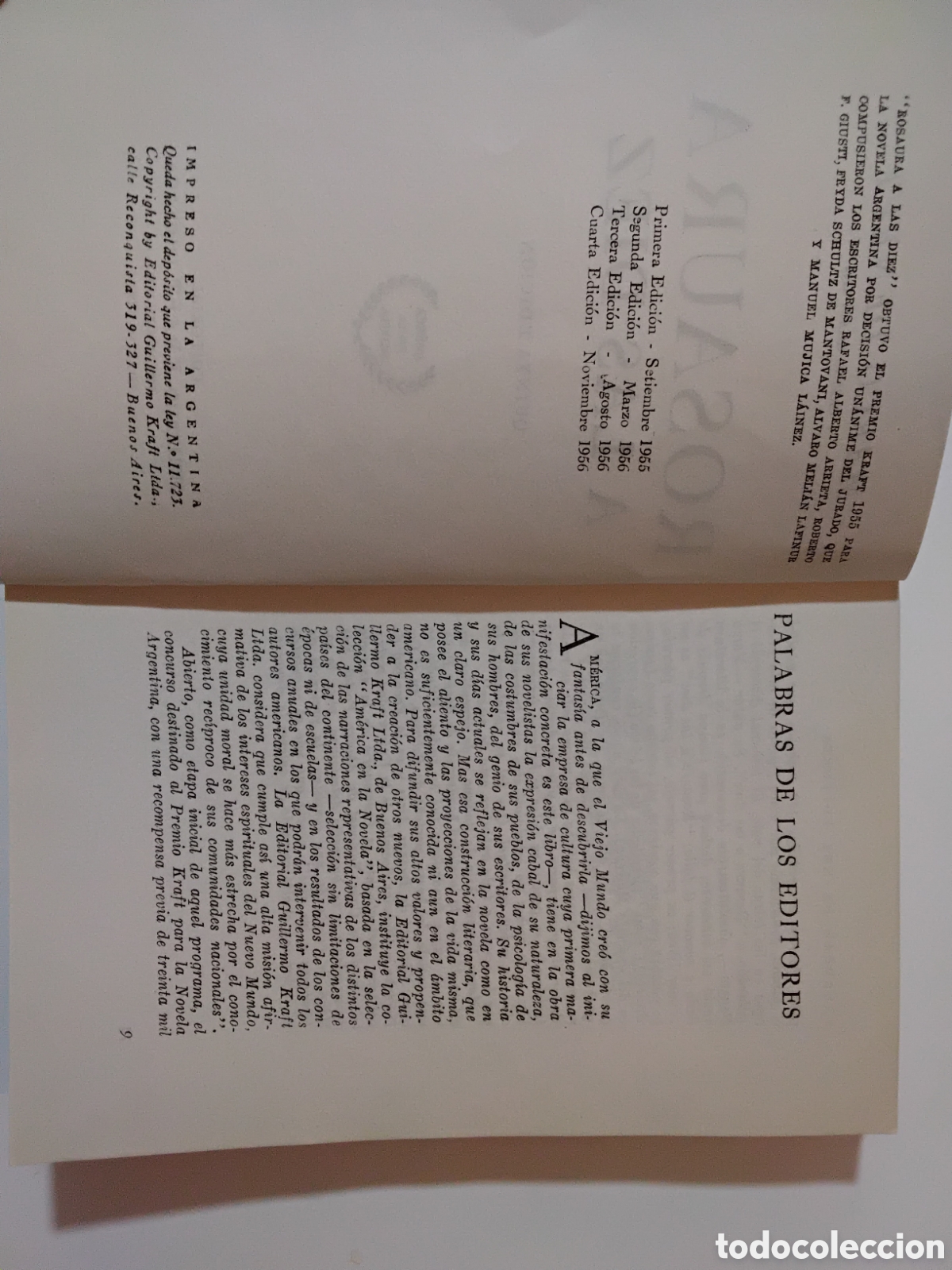 Libros de segunda mano: Marco Denevi &mdash; Rosaura a las diez (1957, quinta edici&oacute;n) - Foto 3
