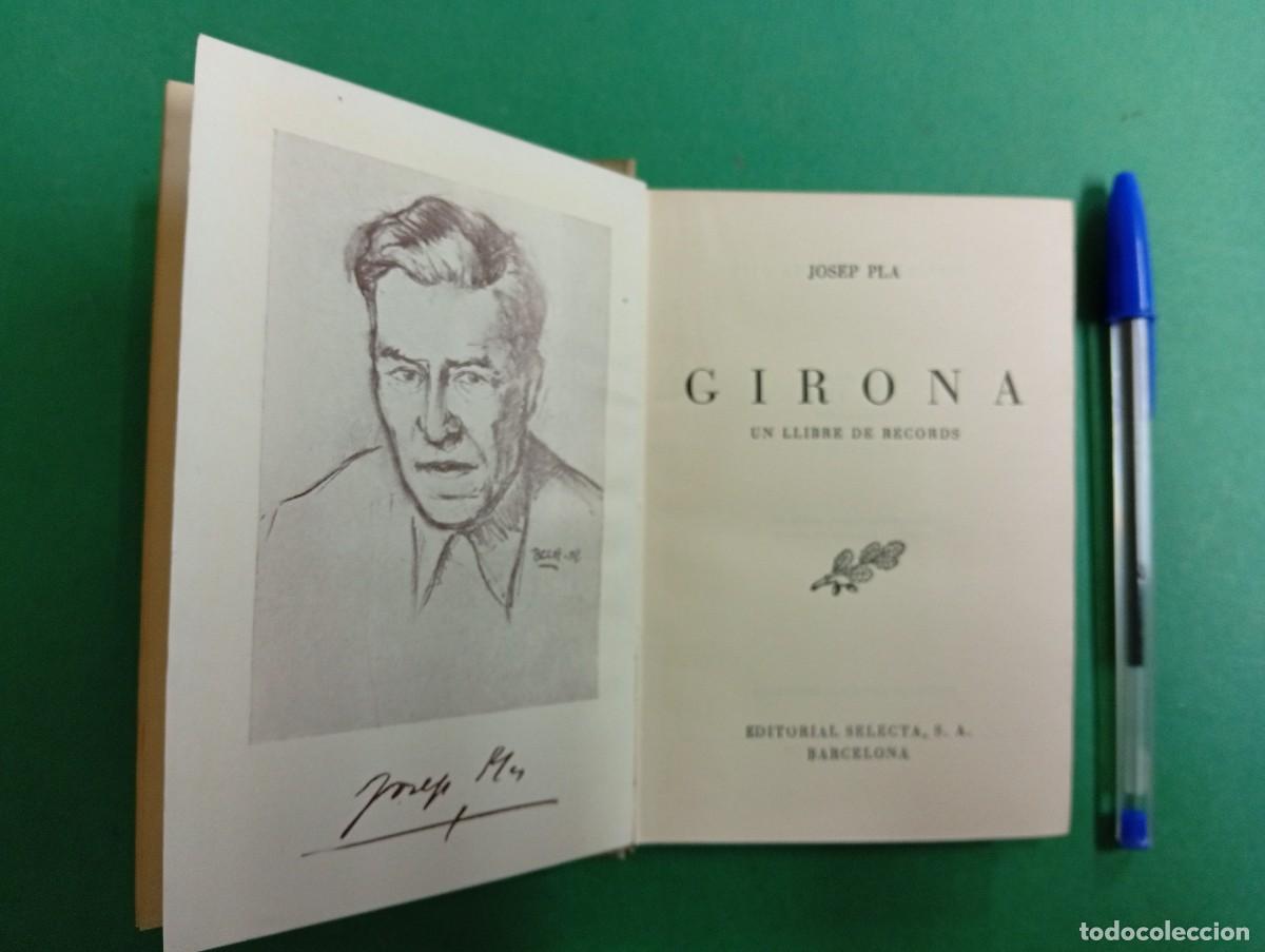 Libros de segunda mano: Antiguo libro de Josep PLA. GIRONA. Girona 1952. - Foto 1