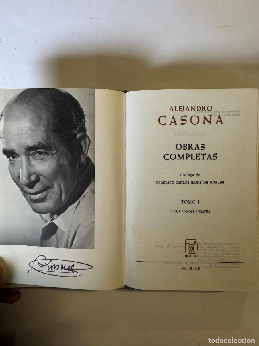 Libros de segunda mano: Obras Completas Alejandro Casona Editorial Aguilar - Foto 4