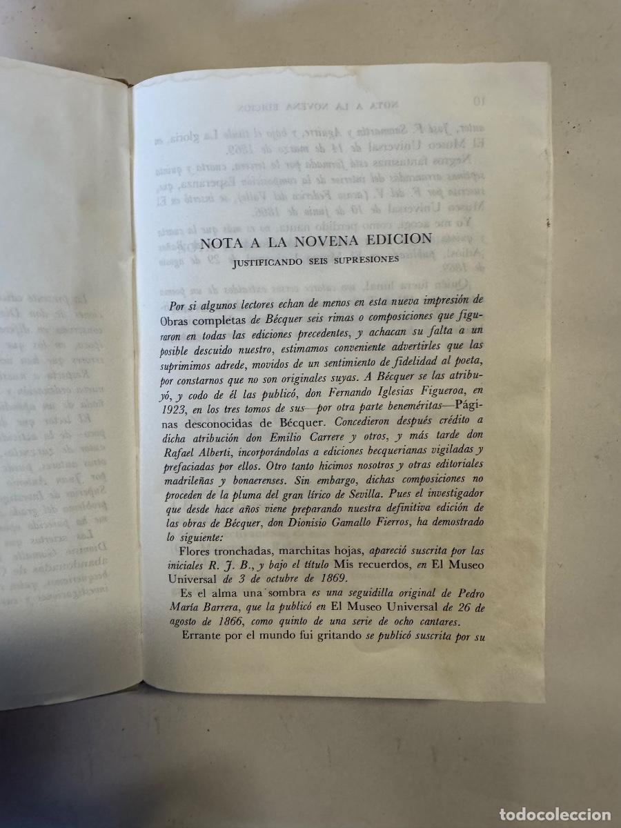 Libros de segunda mano: Obras Completas Becquer Editorial Aguilar - Foto 6