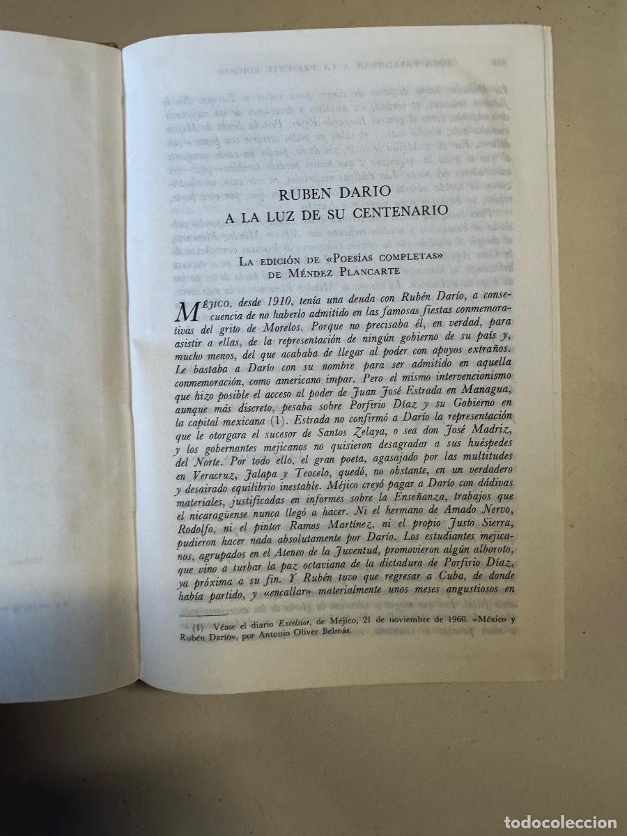 Libros de segunda mano: Obras Completas Ruben Dario Editorial Aguilar - Foto 6