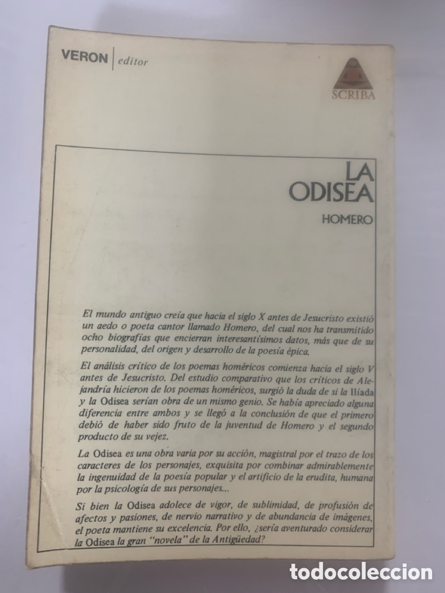 Libros de segunda mano: La Odisea, de Homero - Foto 2