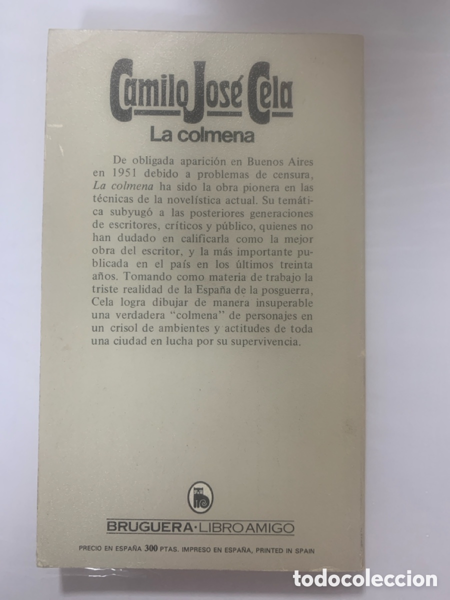 Libros de segunda mano: La colmena, de Camilo Jos&eacute; Cela - Foto 2