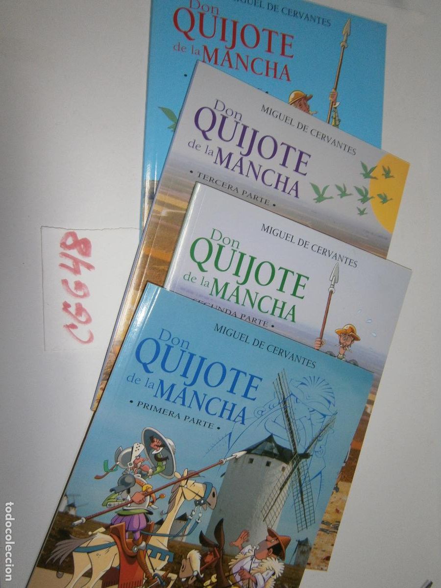 Libros de segunda mano: DON QUIJOTE DE LA MANCHA - 4 VOLUMENES - Foto 1