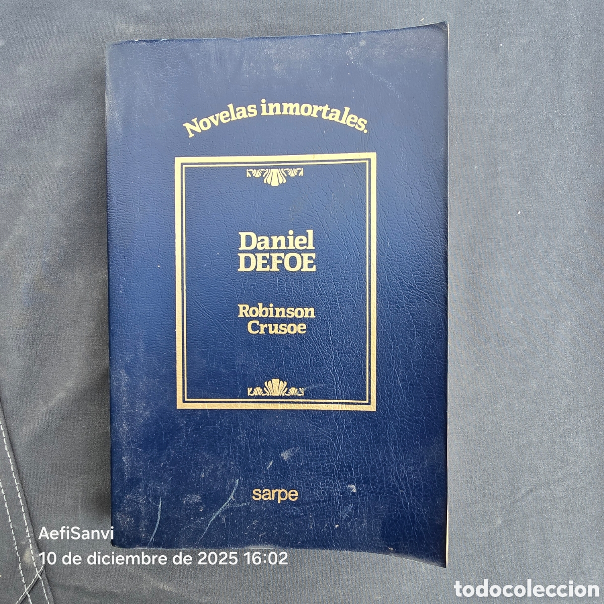 Libri di seconda mano: ROBINSON CRUSOE (DANIEL DEFOE) (NOVELAS INMORTALES, SARPE)