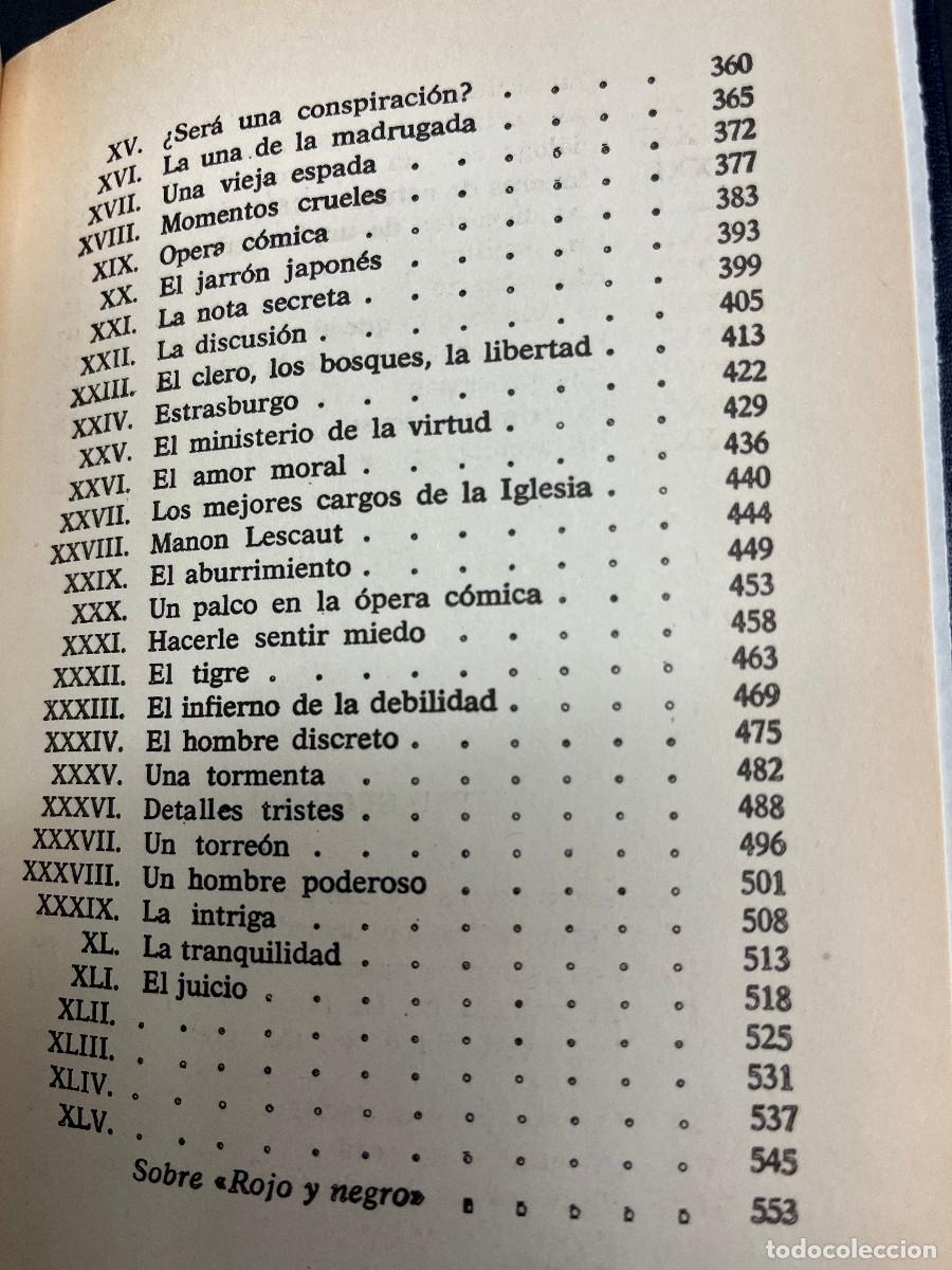 Libros de segunda mano: Stendhal, Rojo y Negro - Foto 5