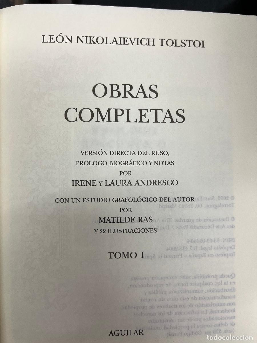 Libros de segunda mano: Tolstoi Obras Completas I, II, III y IV - Foto 3