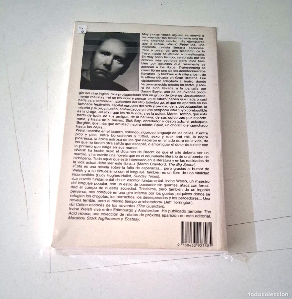 Libros de segunda mano: IRVING WELSH &rdquo;TRAINSPOTTING&rdquo; LIBRO ANAGRAMA COMO NUEVO - Foto 2