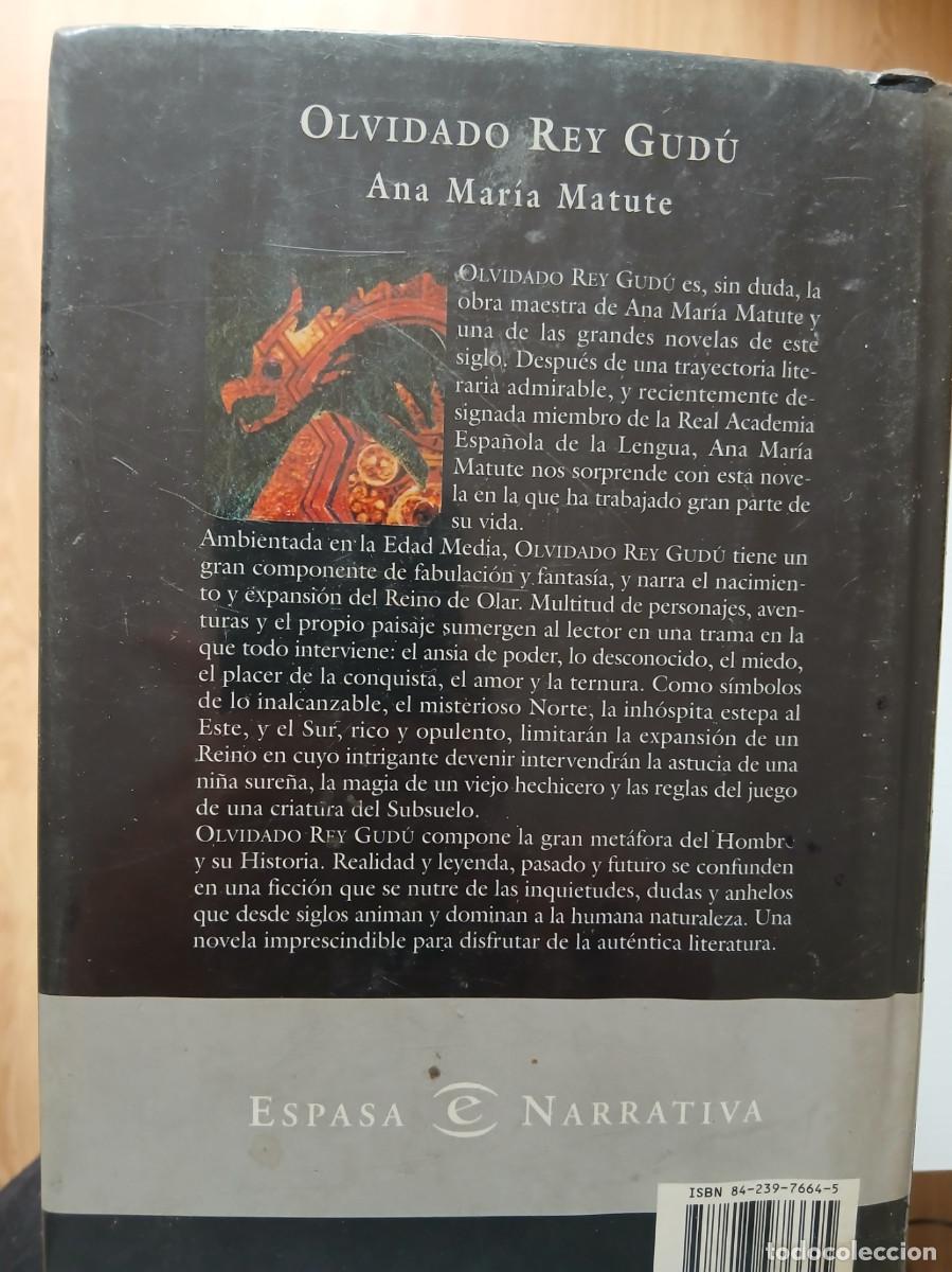Libros de segunda mano: OLVIDADO REY GUDU ANA MARIA MATUTE - Foto 2