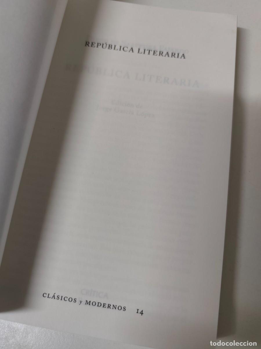 Libros de segunda mano: Diego de Saavedra Fajardo Rep&uacute;blica literaria - Foto 3