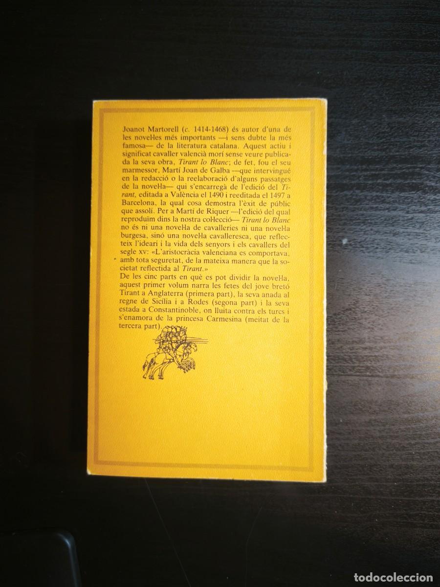 Libros de segunda mano: Tirant lo blanc I - Joanot Martorell - Foto 2