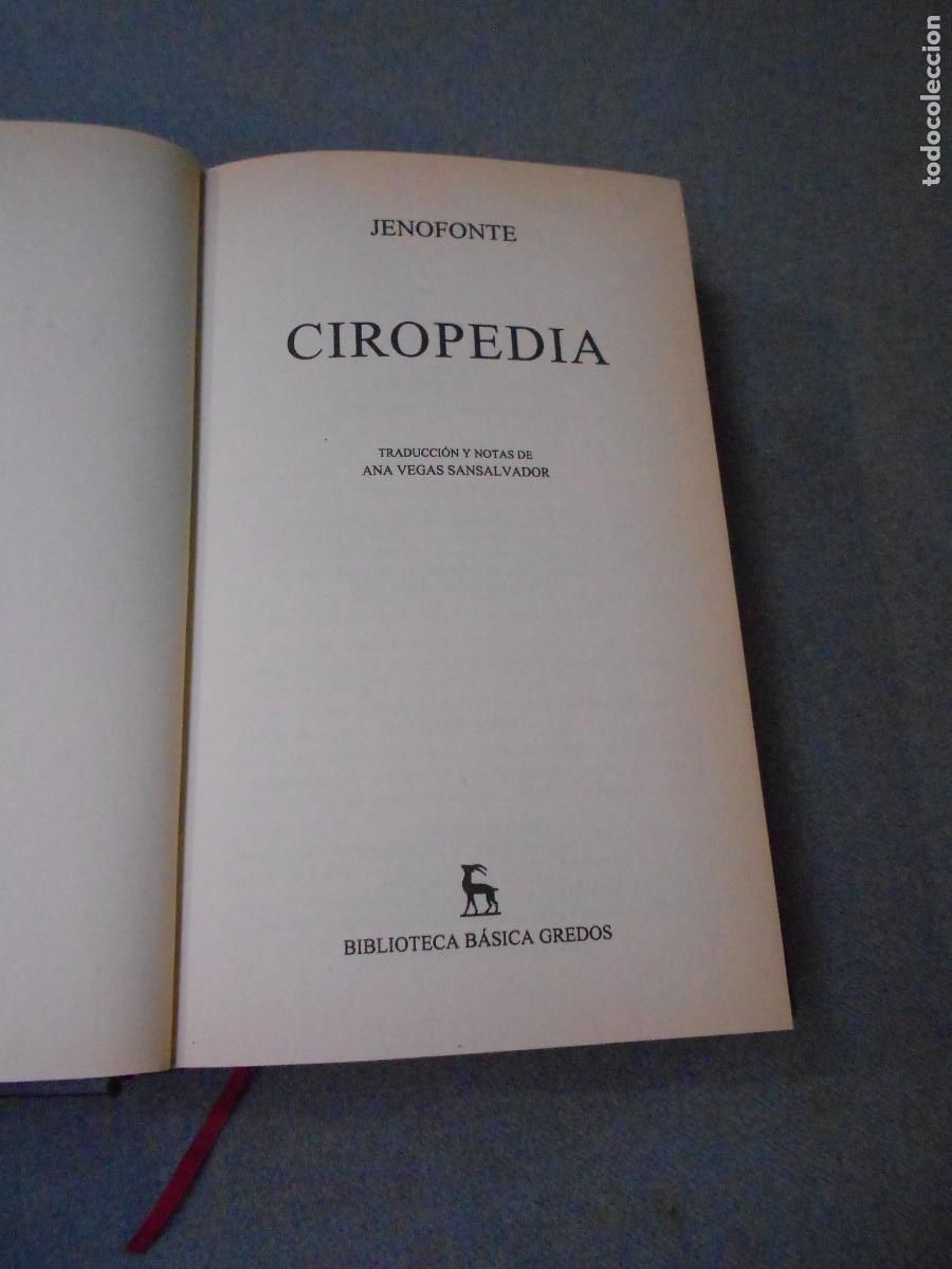 Libros de segunda mano: CIROPEDIA. JENOFONTE. GREDOS - Foto 2