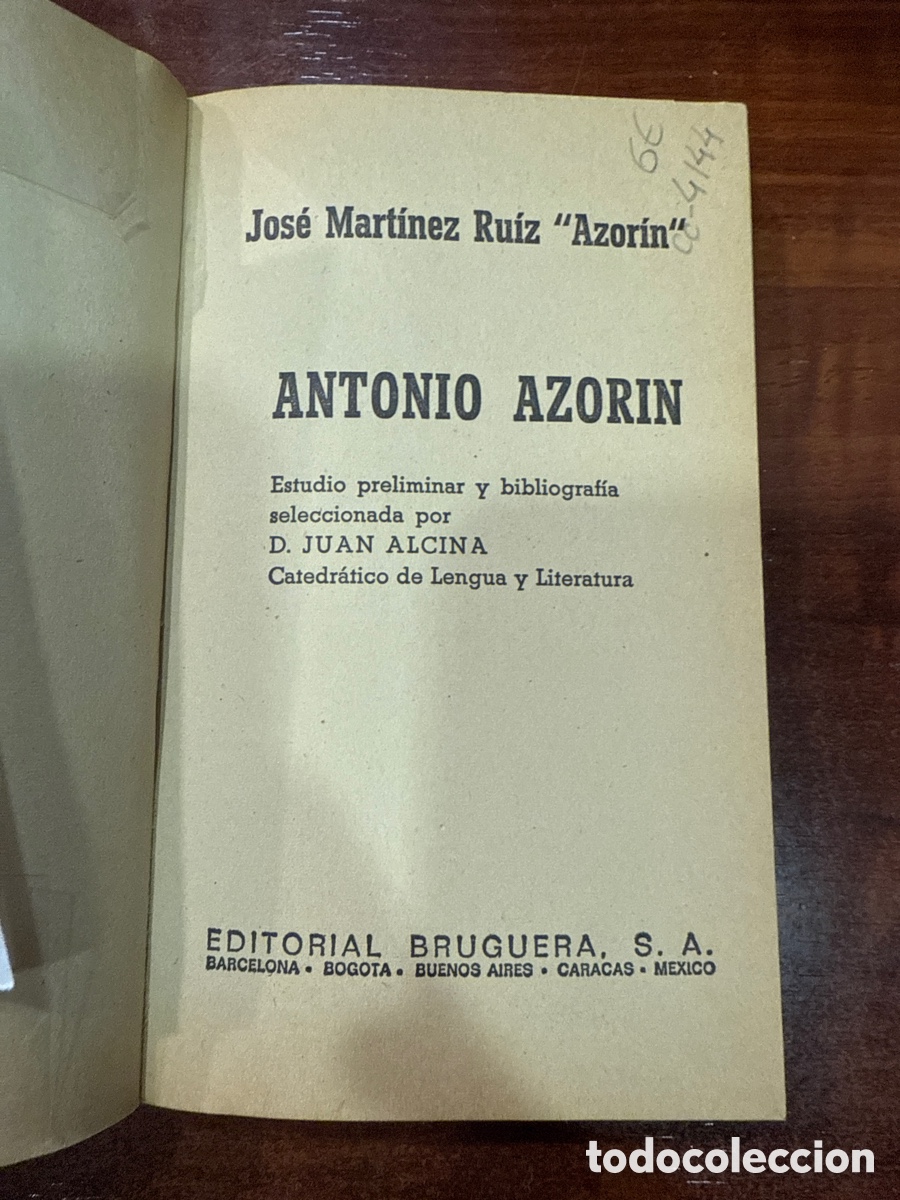 Libros de segunda mano: AZOR&Iacute;N. Antonio Azor&iacute;n - Foto 2