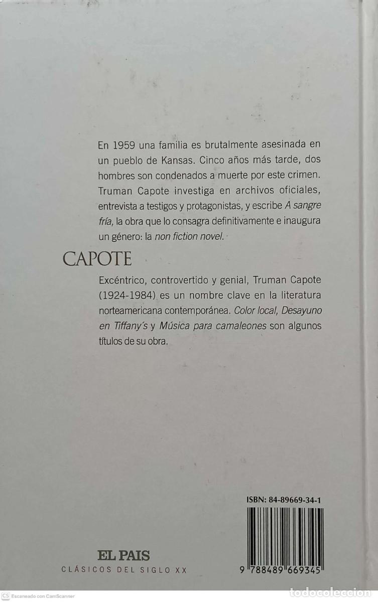 Libros de segunda mano: A sangre fria - Truman Capote - Foto 2