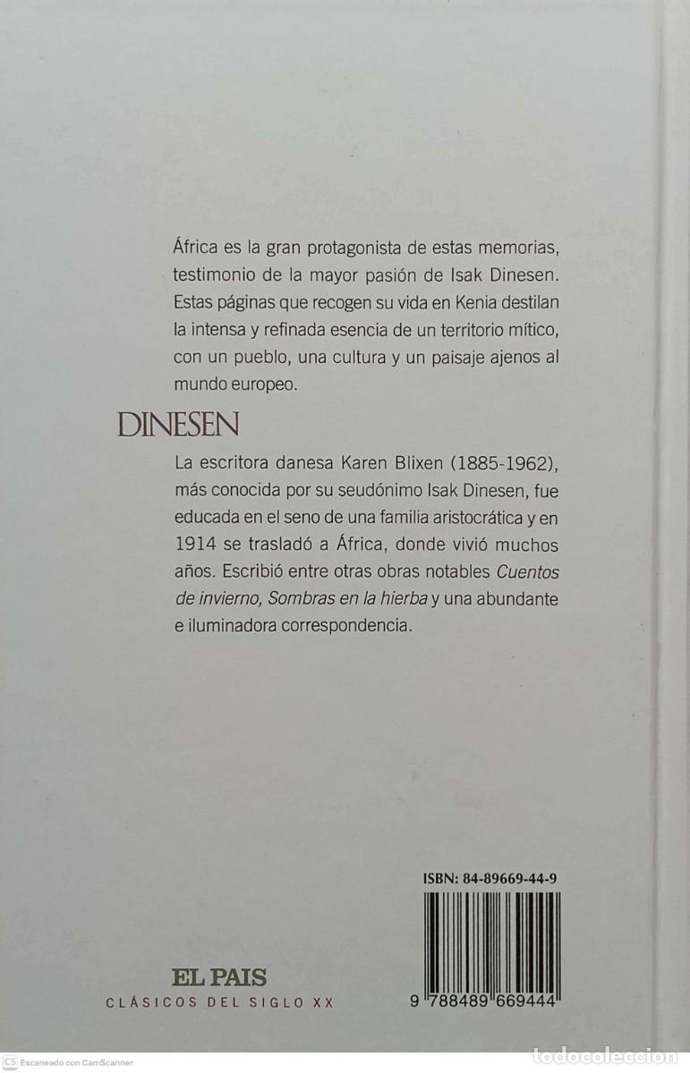 Libros de segunda mano: Memorias de Africa - Isak Dinesen - Foto 2