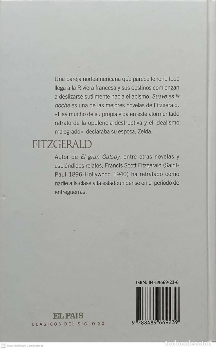 Libros de segunda mano: Suave es la noche - Francis Scott Fitzgerald - Foto 2