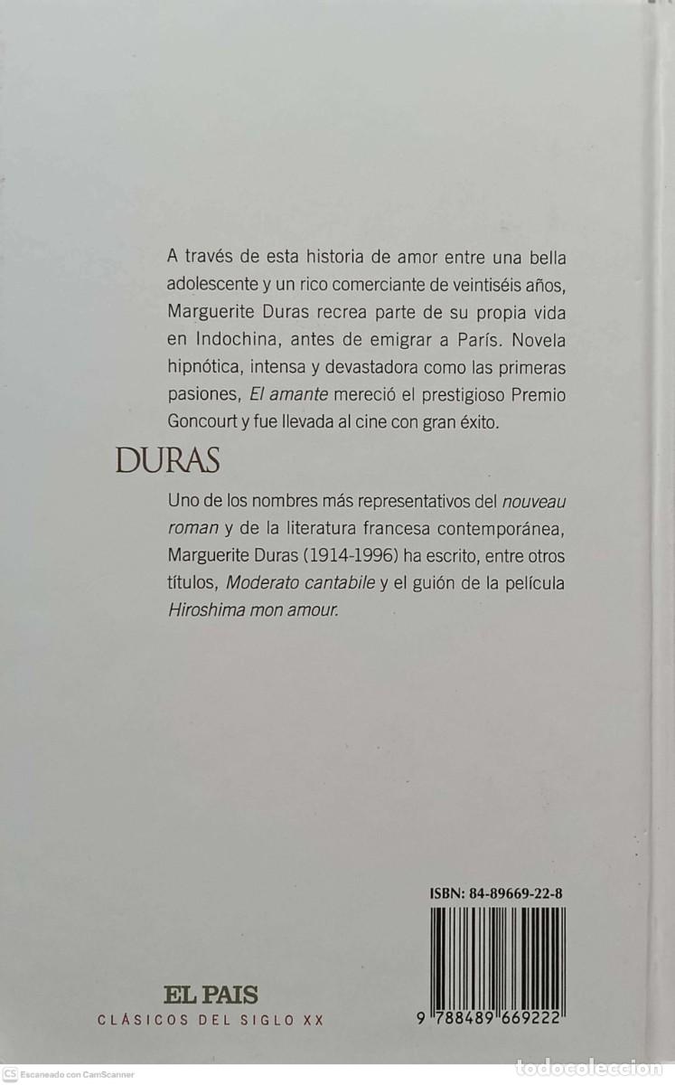 Libros de segunda mano: El amante - Marguerite Duras - Foto 2