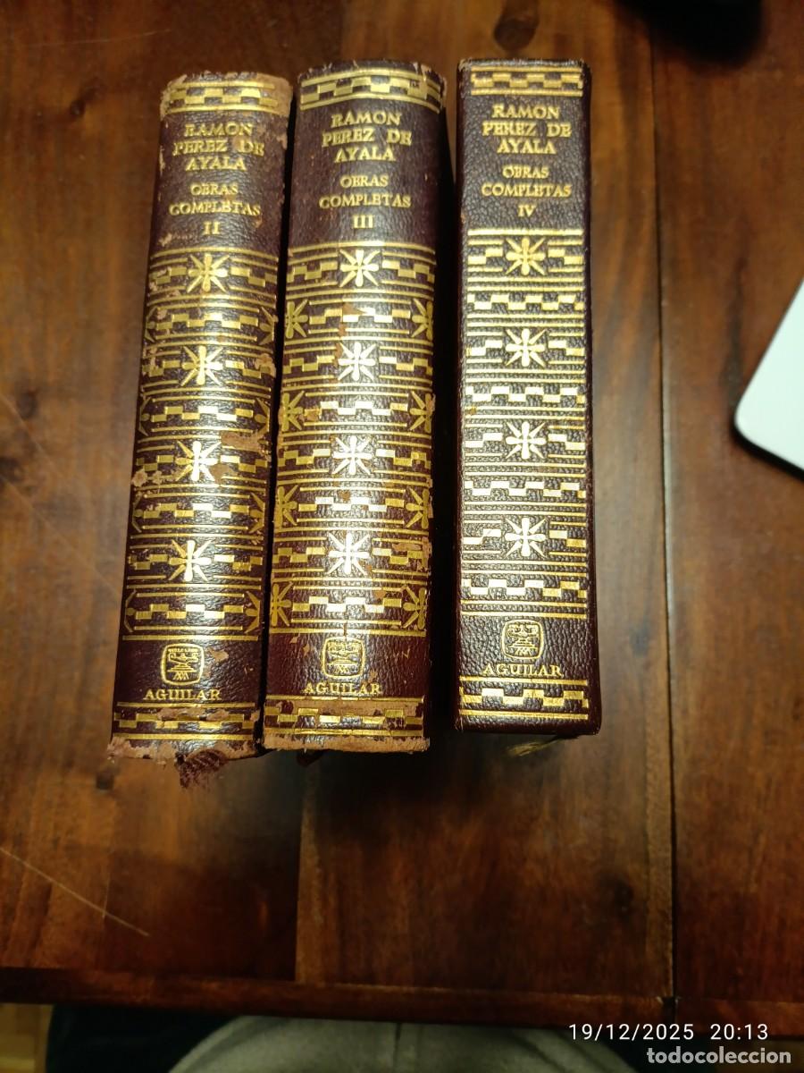 Libros de segunda mano: Ram&oacute;n P&eacute;rez de Ayala. Obras completas 3 tomos. Aguilar - Foto 1