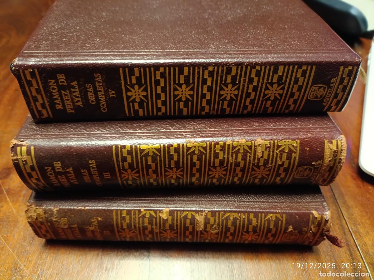 Libros de segunda mano: Ram&oacute;n P&eacute;rez de Ayala. Obras completas 3 tomos. Aguilar - Foto 2